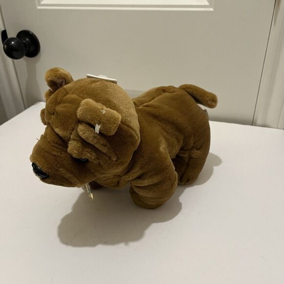 Dan Dee Collector's Choice Bulldog Plush 10” Stuffed Animal Brown Dog - Picture 4 of 11